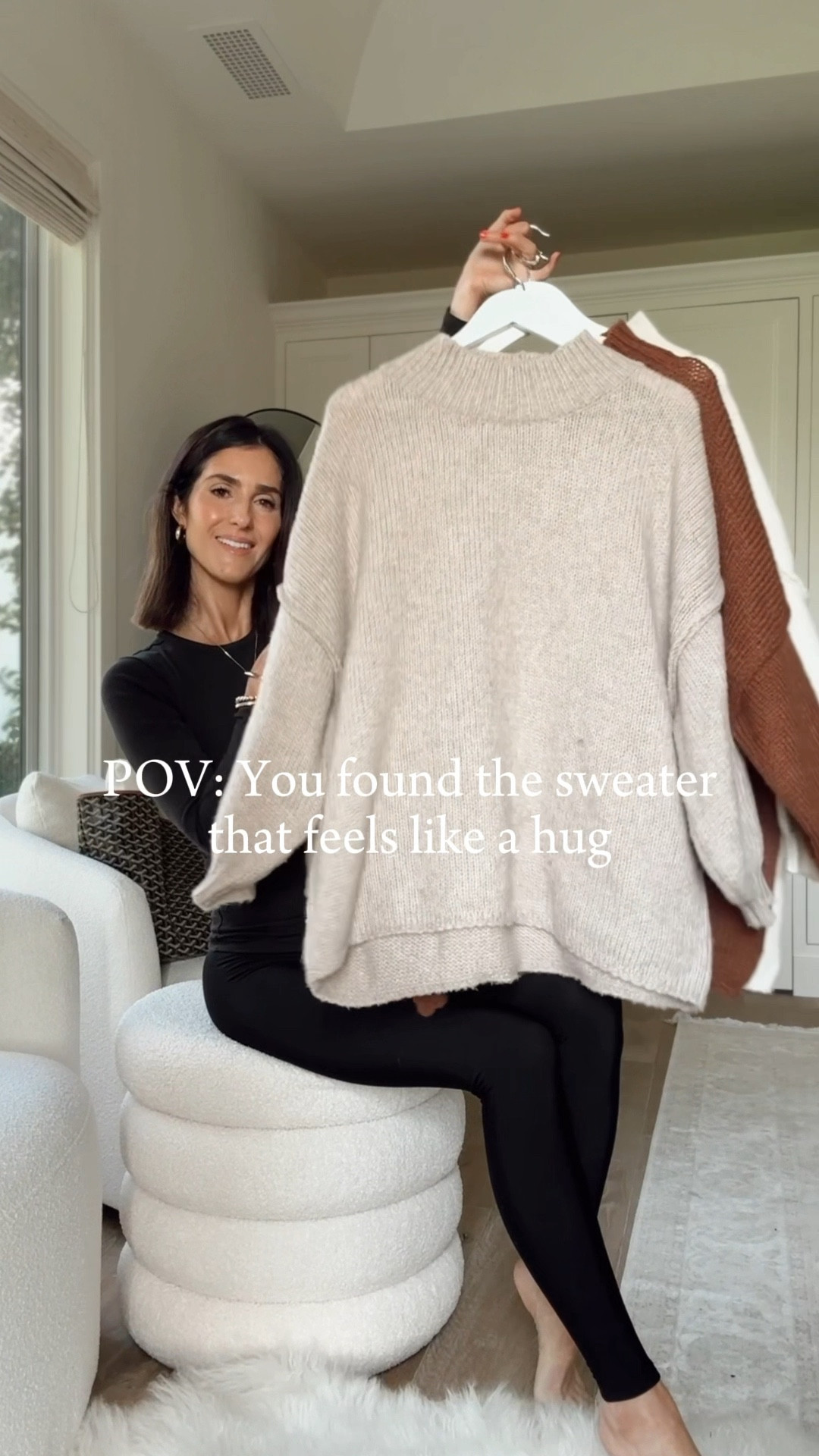 POV: You found the sweater that feels like a hug. I’m just shy of 5-7” wearing the size small #stylinbyaylin #aylin 

#LTKStyleTip #LTKFindsUnder50