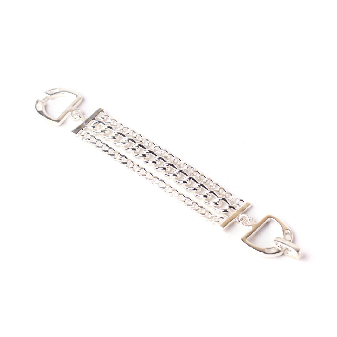 Vintage Silver Plated Ralph Lauren Equestrian Bit Chain - Etsy | Etsy (US)