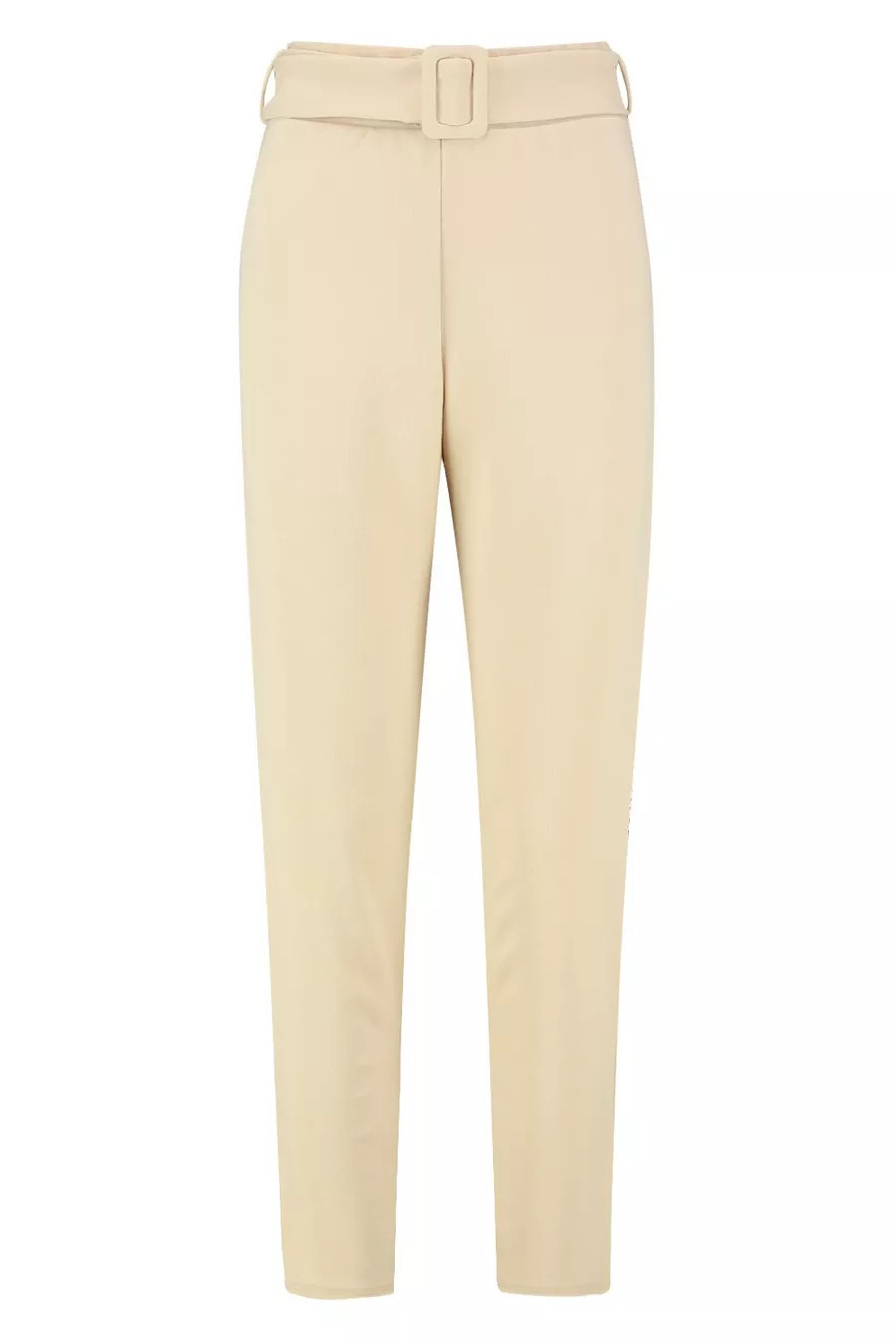 Belted Cigarette Trousers | Boohoo.com (UK & IE)