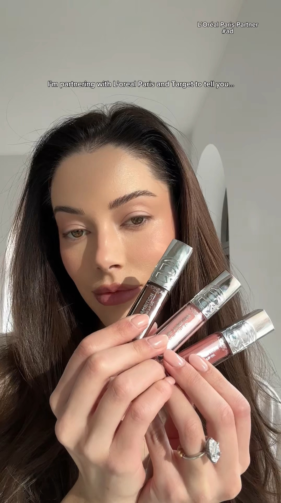 #LorealParisPartner #Ad The NEW L’Oréal Paris Plump Ambition delivers a gentle plump with hyaluronic acid and peptides—no sting, just shine. Featuring shades Nude Macaron 650, La Nuit Sparkle 510, and Milky Nu 201. Now available at @target @LorealParis
 
Comment shop to have these sent to your DM!
@Ltk.it

#TargetPartner