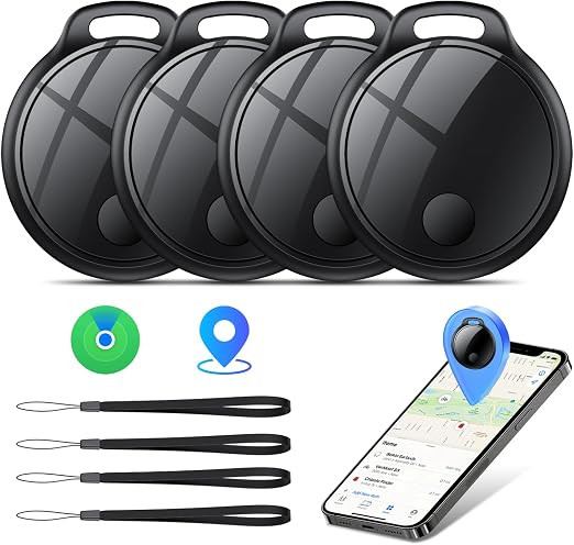 Air Tracker Tags-4 Pack: Smart Bluetooth Tracker, Compatible with Apple Find My APP (iOS Only) Re... | Amazon (US)