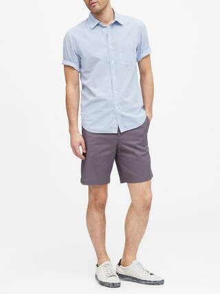 9" Slim Stretch-Cotton Short | Banana Republic (US)