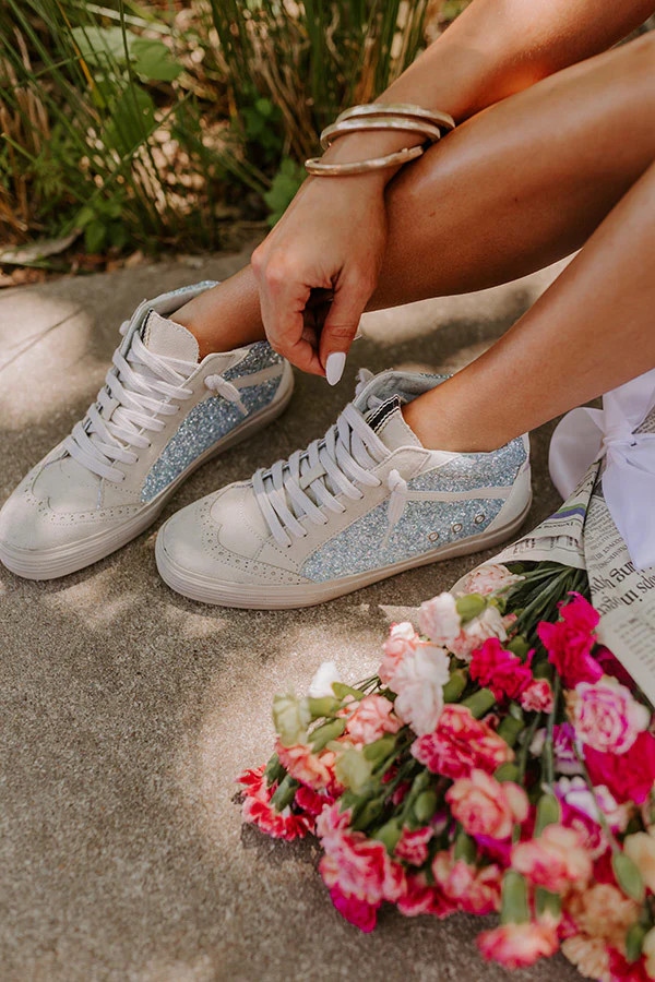 The Hazel Vintage Glitter Sneaker | Impressions Online Boutique