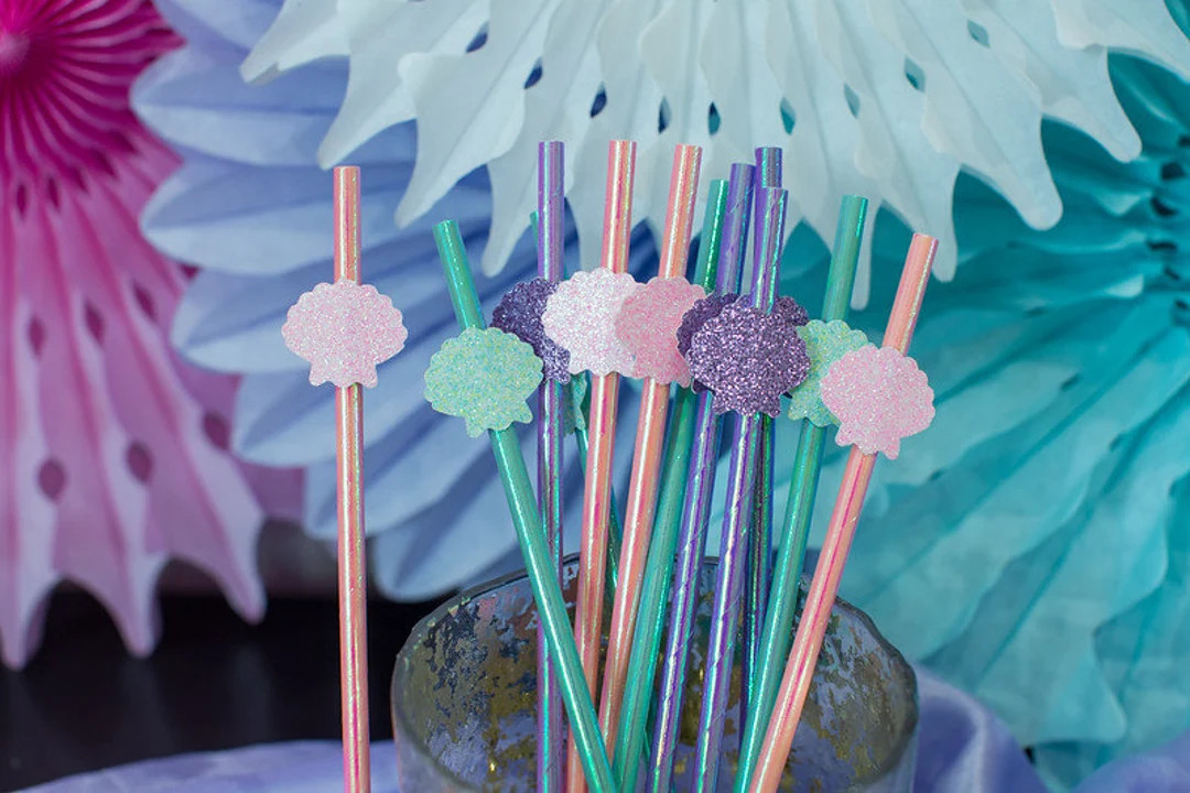 Seashell Party Decorations. Under the Sea Party Decorations. Beach Bridal Shower Decor. Beach Bir... | Etsy (US)