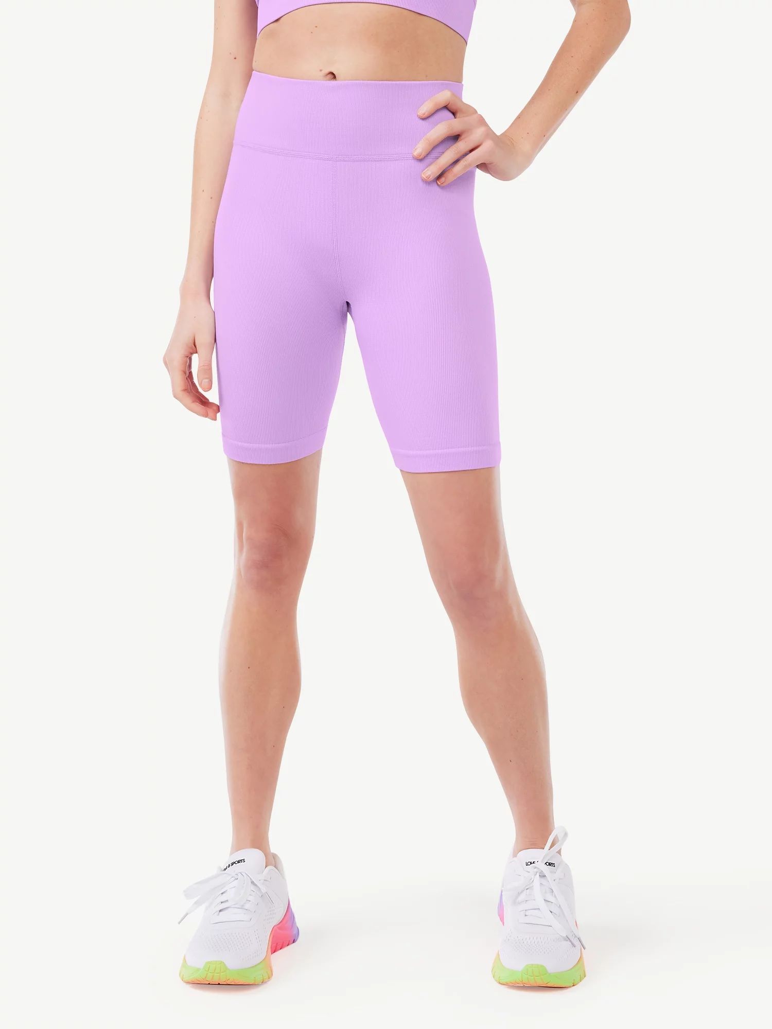 Love & Sports Women's Seamless Bike Shorts | Walmart (US)