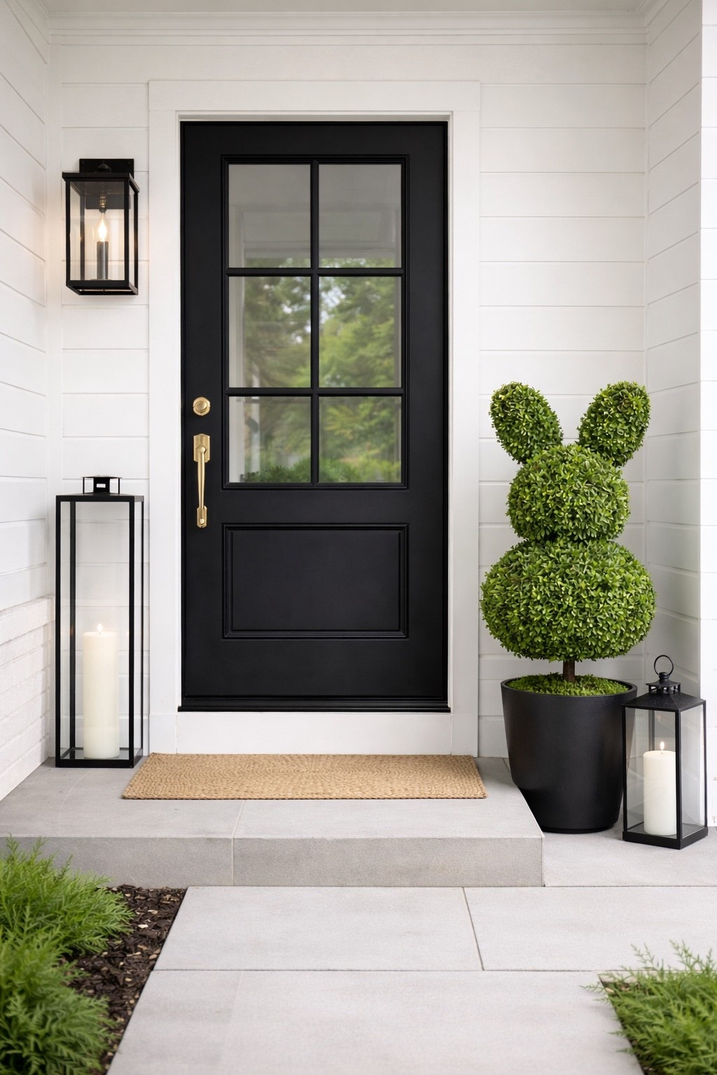 Minimal Easter Porch Styling

Porch styling, Walmart finds, Walmart decor, lanterns, bunny decor, planters,  door mat 

Ai generated 

#LTKHome