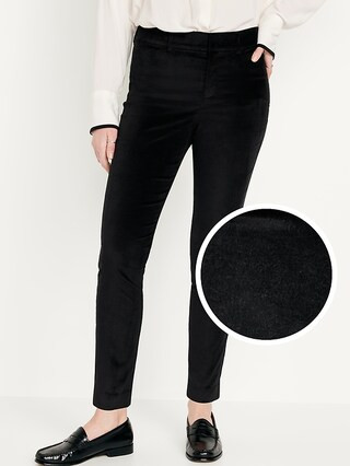 High-Waisted Pixie Skinny Velvet Ankle Pants for Women | Old Navy (US)