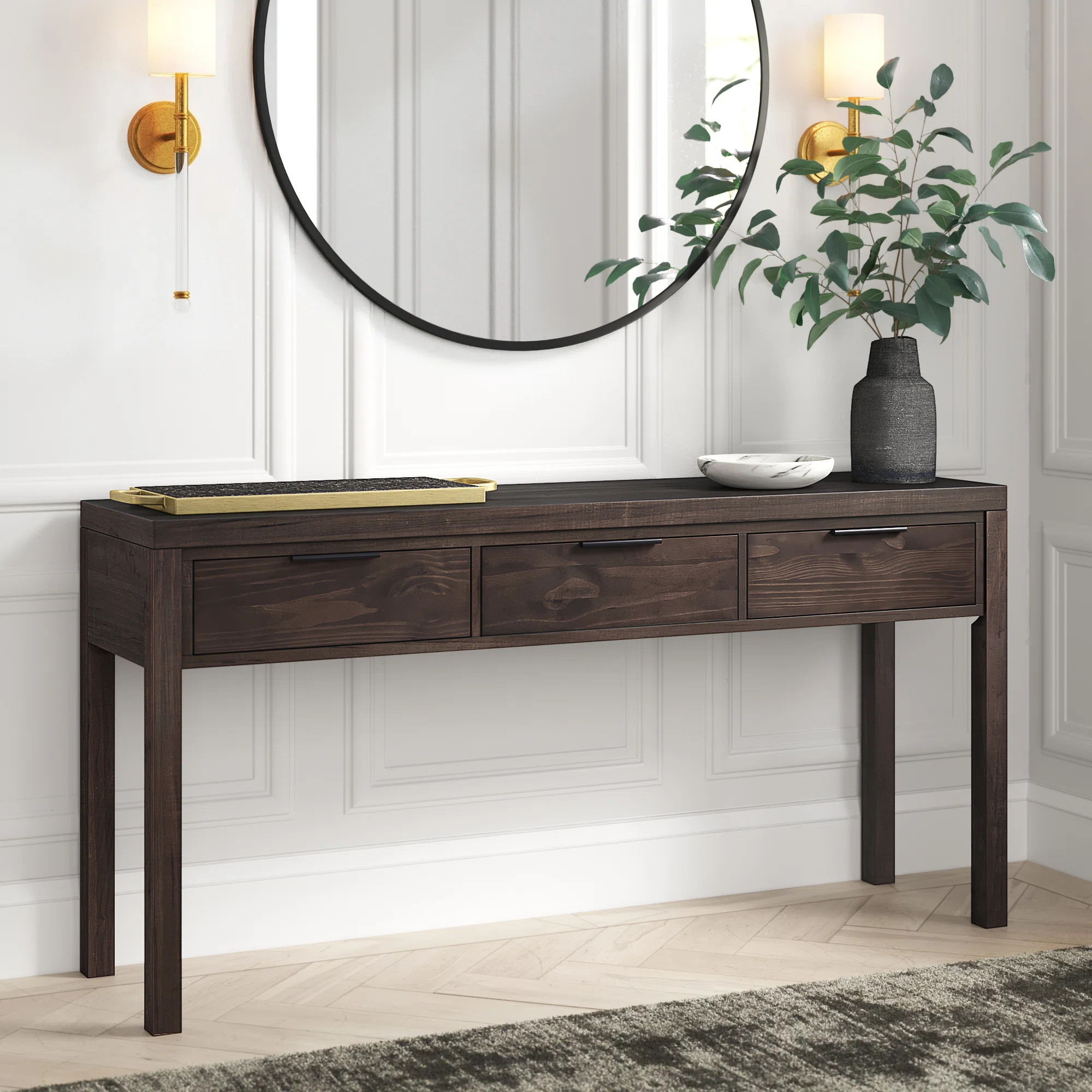 Hollander 60'' Solid Wood Console Table | Wayfair North America
