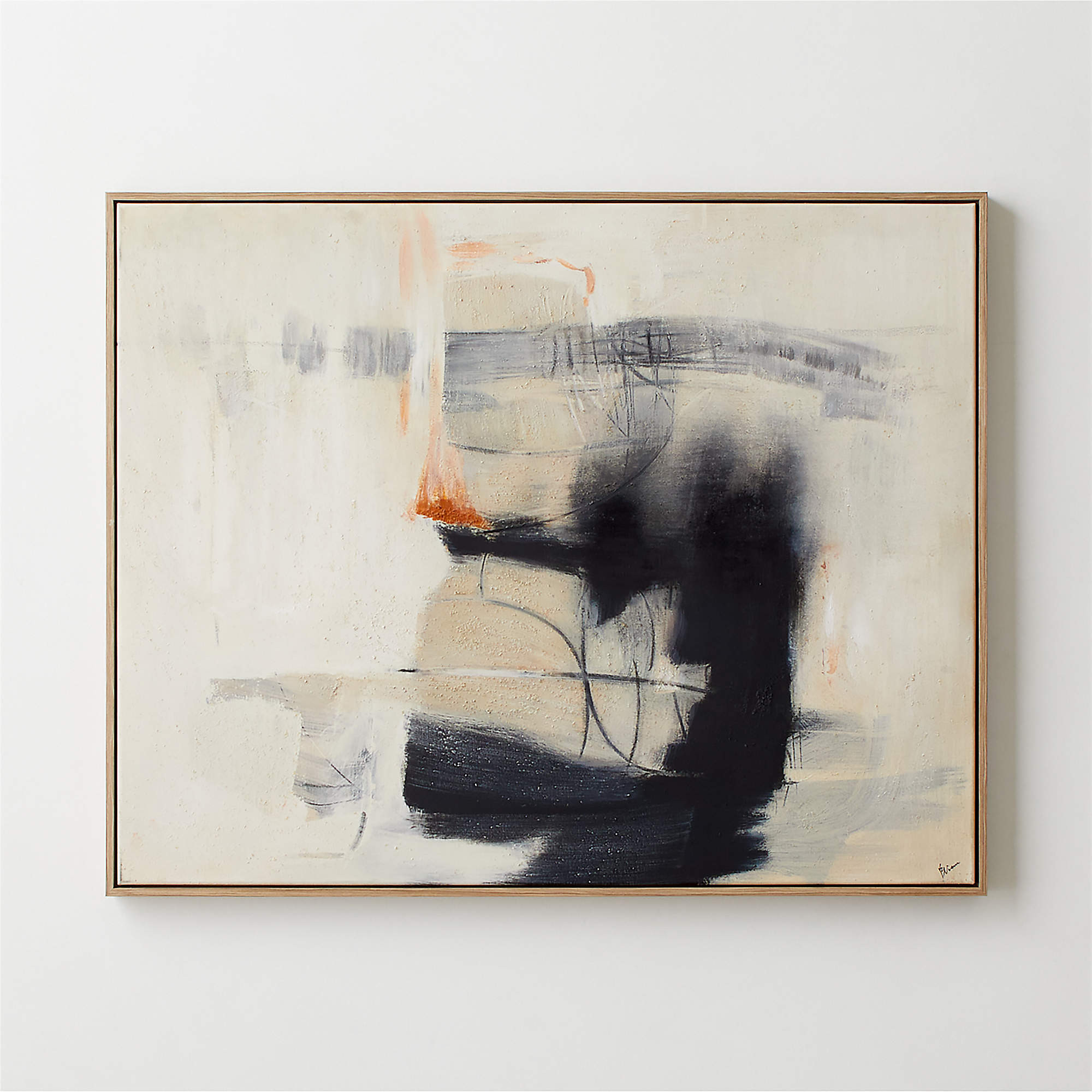 "Ashford" Framed Wall Art 40"X50" + Reviews | CB2 | CB2
