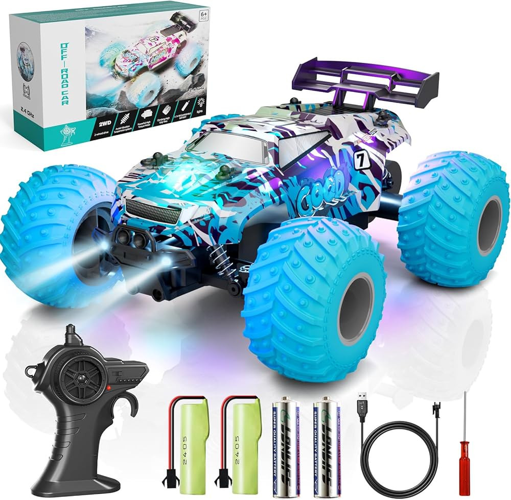 RC Cars,Remote Control Car RC Truck for Kids Boys Ages 4-7 8-12 Adults Toddler, Off Road Radio Co... | Amazon (US)