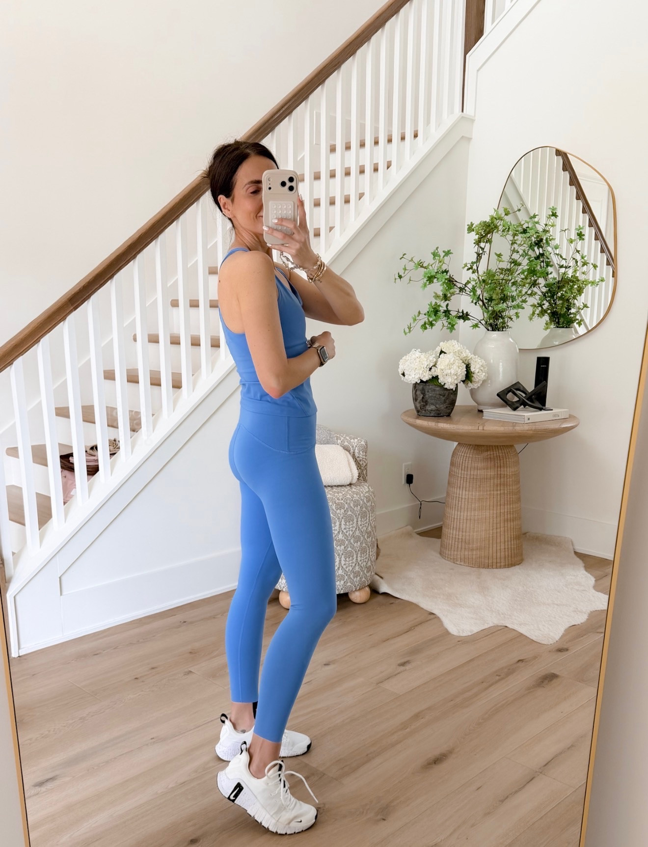 Today's workout outfit from Spanx. I wear size small in leggings. They are full length, size extra small in tank top, size small in sweatshirt.

code ANNAMXSPANX


#LTKdayinmylife #LTKootd #LTKActive