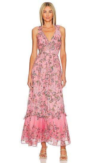 Fara Maxi Dress in Pink | Revolve Clothing (Global)