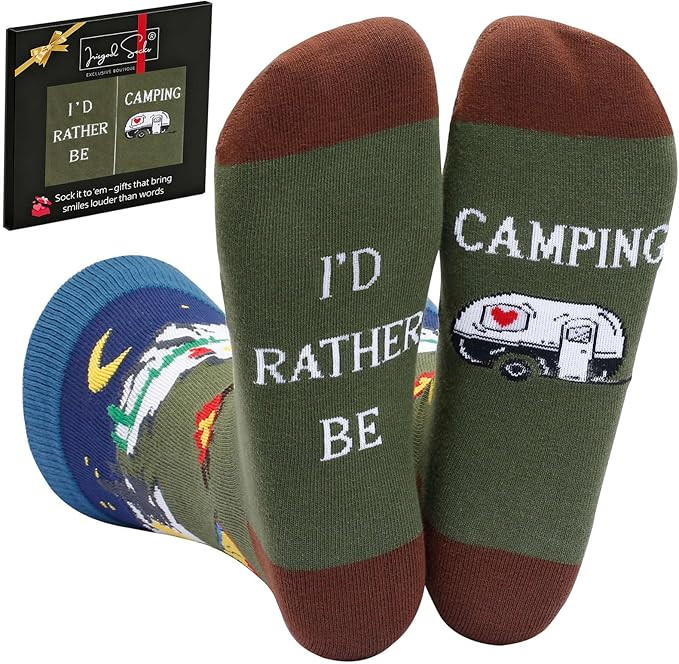 IRISGOD I'd Rather Be Funny Dress Socks for Men and Women Humor Joke Gifts | Amazon (US)