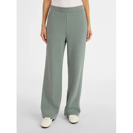 Avia Women's and Women's Plus Fleece Sweatpants with Satin Trim, Sizes XS-4X | Walmart (US)
