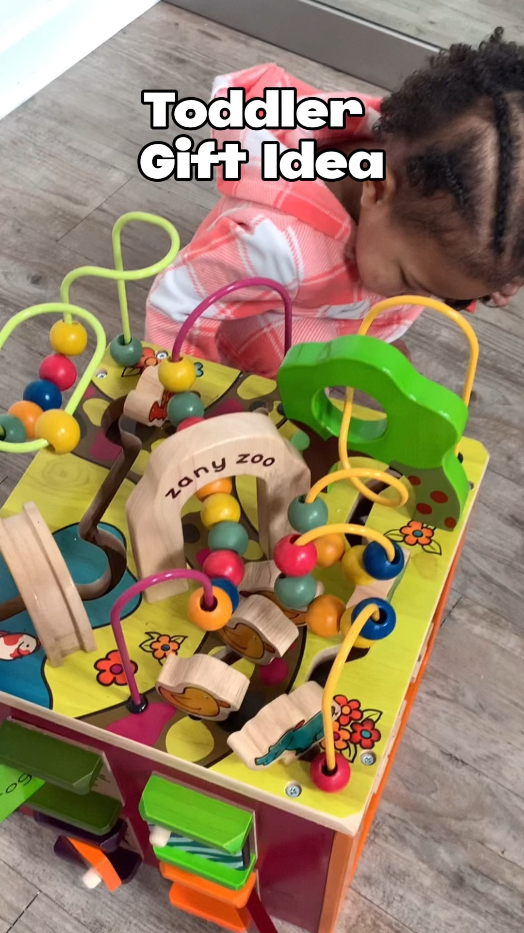 Toddler gift ideas! 

We love the Zany Zoo Wooden Activity Cube! 

#finemotorskills
#btoyszanyzoo
#targetkids 

#LTKkids #LTKfamily #LTKbaby