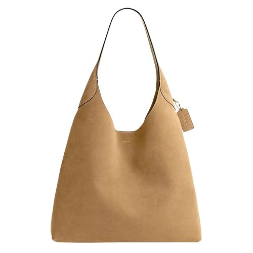 Coach Suede Brooklyn Shoulder Bag 39, B4/Sand | Amazon (US)