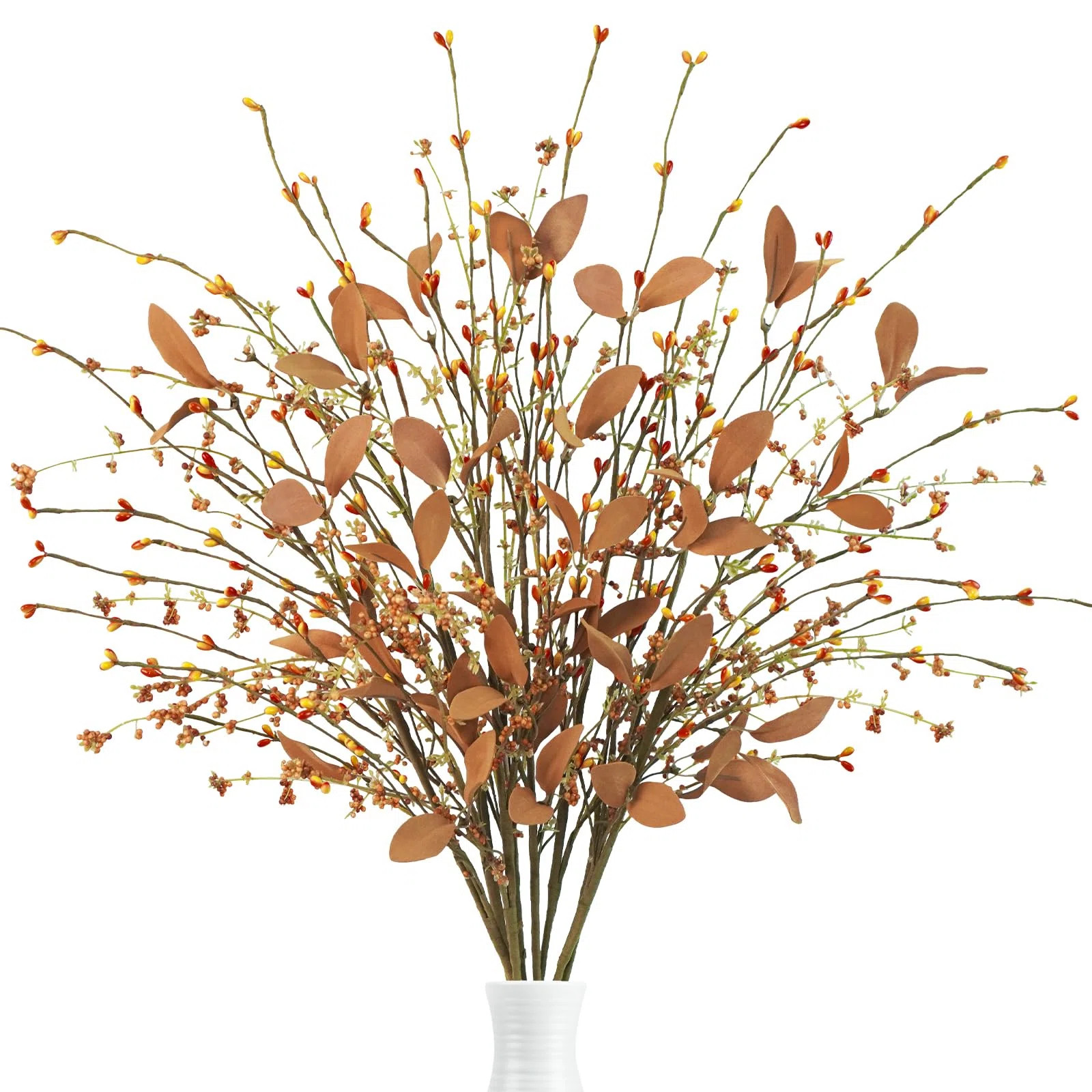 Ophelia & Co. 8Pcs Fall Floral Stems for Vase Autumn Centerpieces Harvest Thanksgiving Home | Way... | Wayfair North America