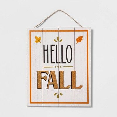 Harvest Sign Hello Fall - Hyde & EEK! Boutique™ | Target