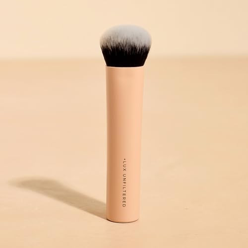 + Lux Unfiltered - Perfecting Face Makeup Brush - Blush & Highlighter Brush for Liquids or Creams - For Targeted Application - Vegan & Cruelty Free Synthetic Bristles | Amazon (US)