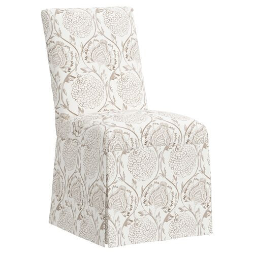 Owen Slipcover Side Chair, Ranjit Floral | One Kings Lane