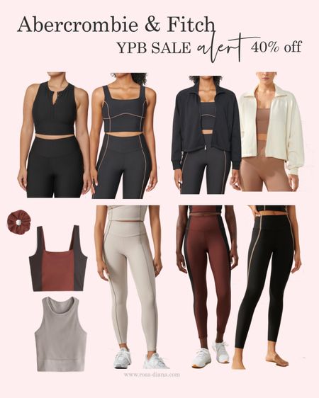 Abercrombie & Fitch YPB Sale! 40% off ALL YPB, last day!  Fitness. Athleisure. Workout. 

#LTKfit #LTKsalealert