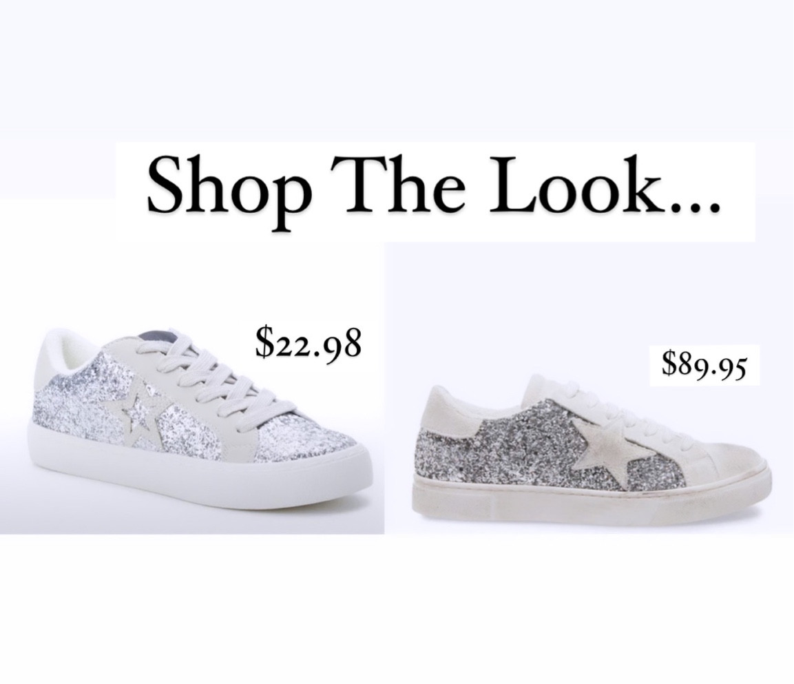Shop the look - Steve Madden Silver glitter sneakers
Look for less
No boundaries
Walmart
Tennis shoes
Affordable 
Spring shoes


#LTKFind #LTKshoecrush #LTKunder50