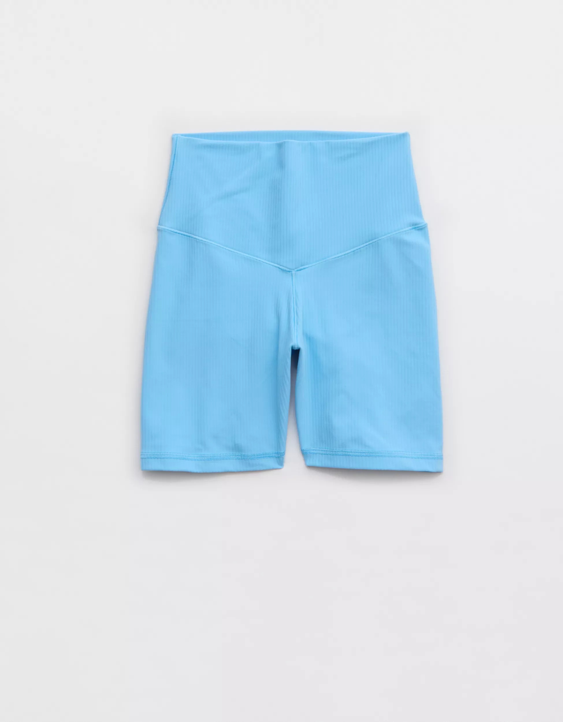 OFFLINE By Aerie Real Me XTRA Ribbed High Waisted 5" Bike Short | Aerie