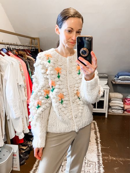 Cozy sweater for Spring!
Wearing size S Chicwish sweater. 
Size 00P Banana Republic Factory pants. 
Spring outfit. Petite outfit. Neutral outfit. Classic outfit  

#LTKSeasonal #LTKfindsunder50 #LTKstyletip