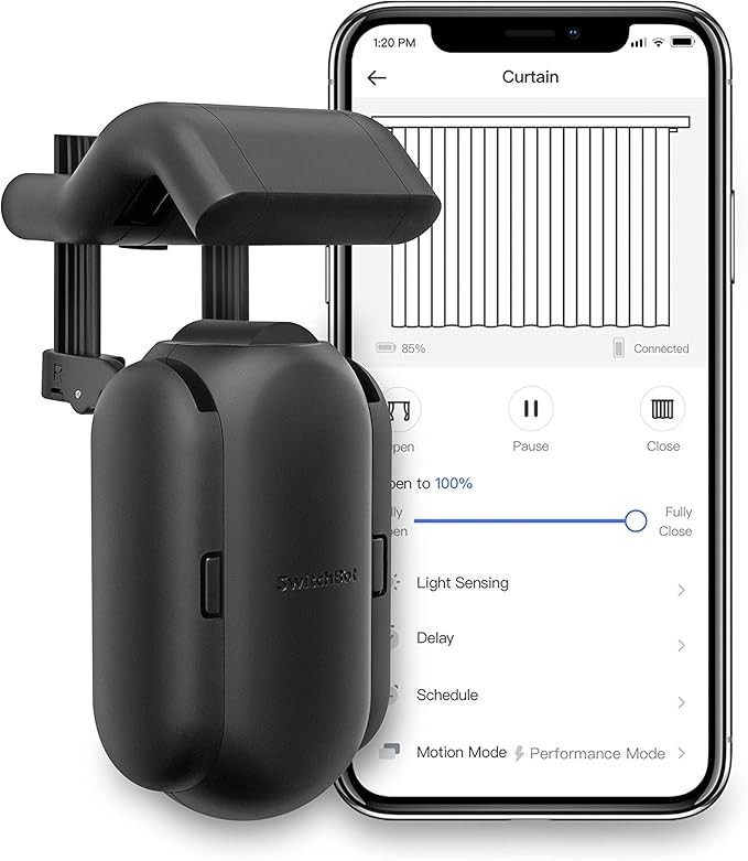 SwitchBot Curtain Smart Electric Motor - Wireless App or Automate Timer Control, Add Hub Mini/Plu... | Amazon (US)