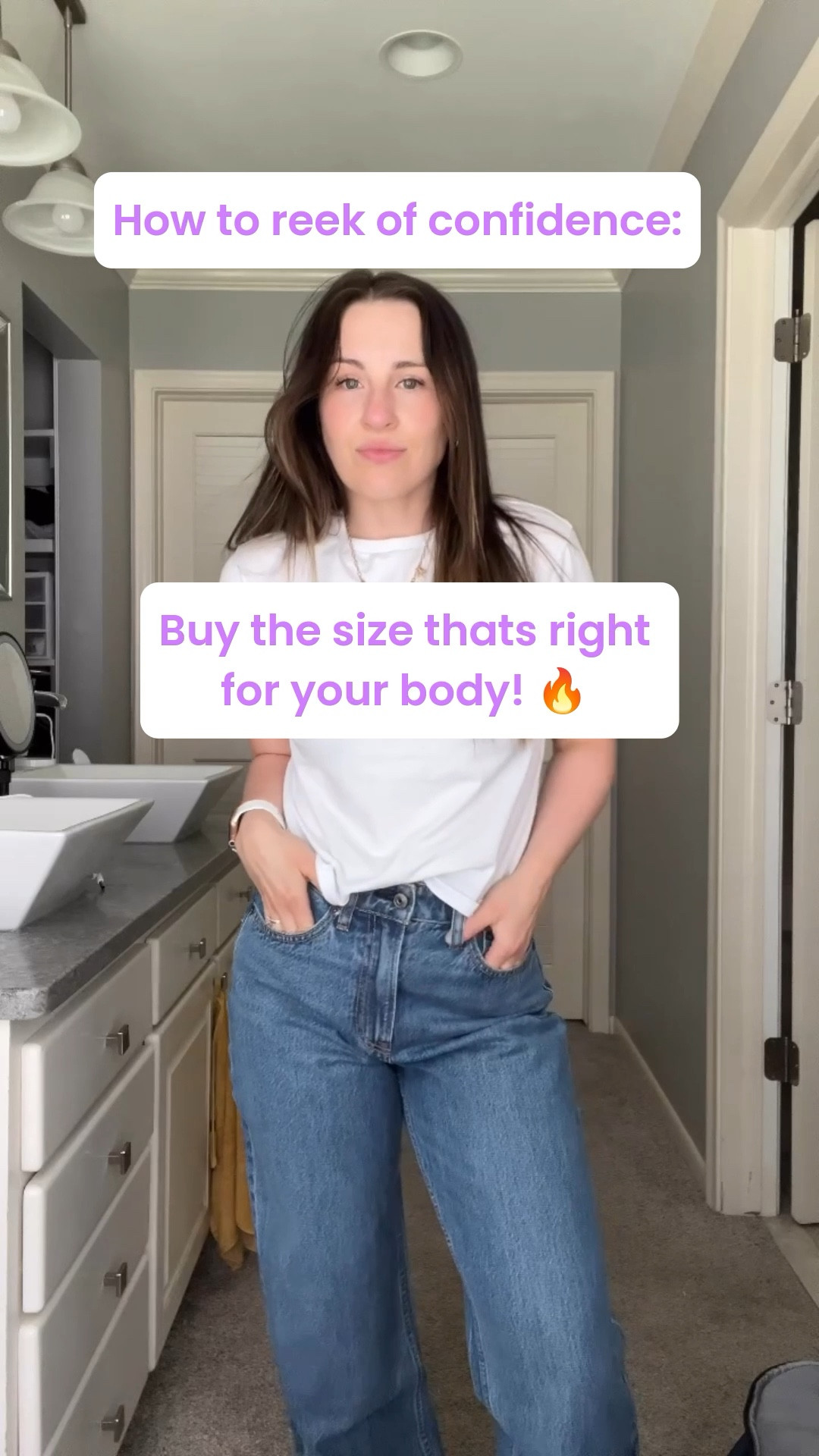 Clothes are meant to fit you, you are not supposed to fit them 🤎