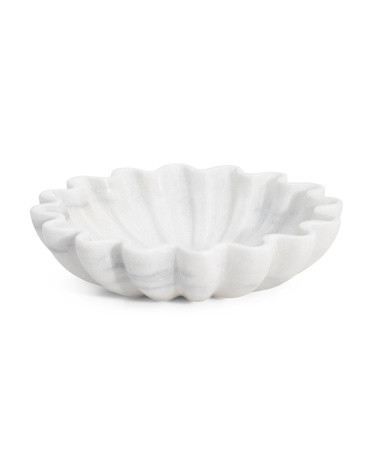 Marble Fluted Bowl | TJ Maxx