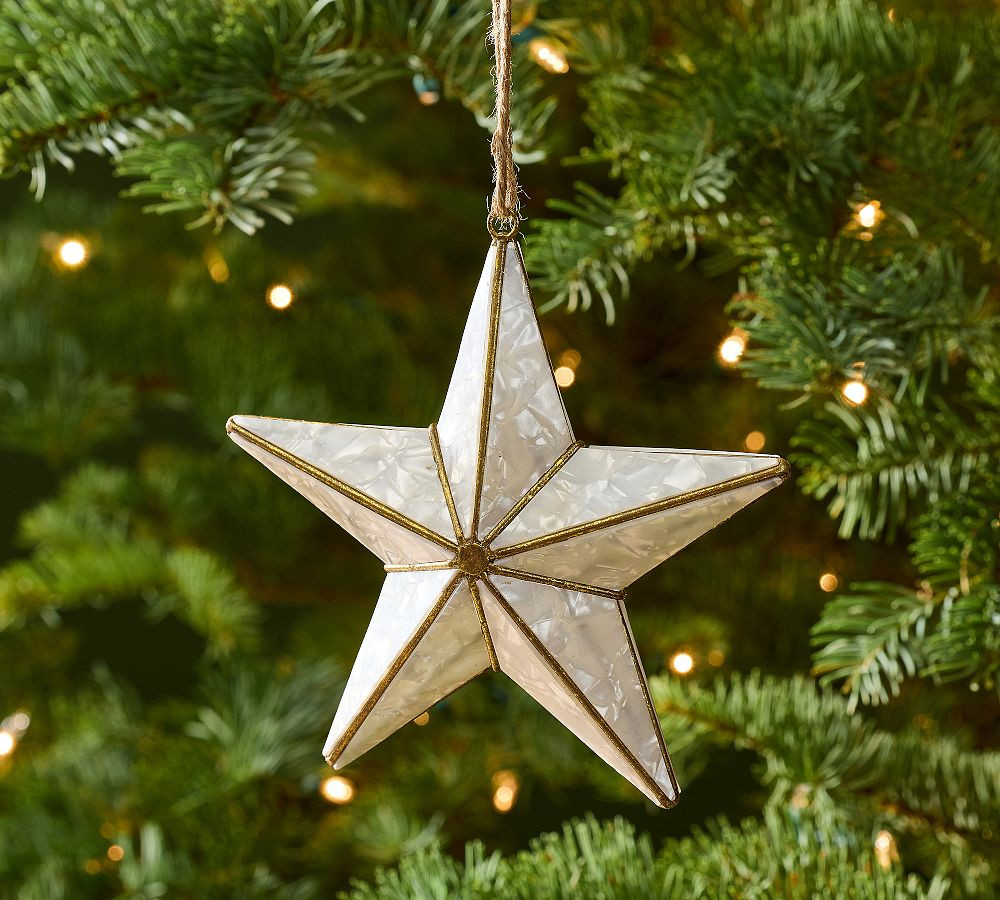 Silver Star Ornament | Pottery Barn (US)