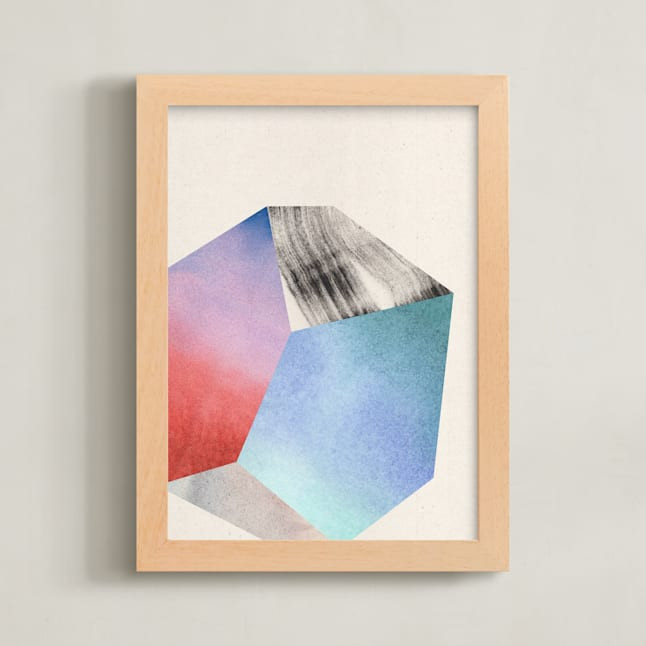 "Unexpected Crystals I" - Mixed Media Limited Edition Art Print by Sumak Studio. | Minted