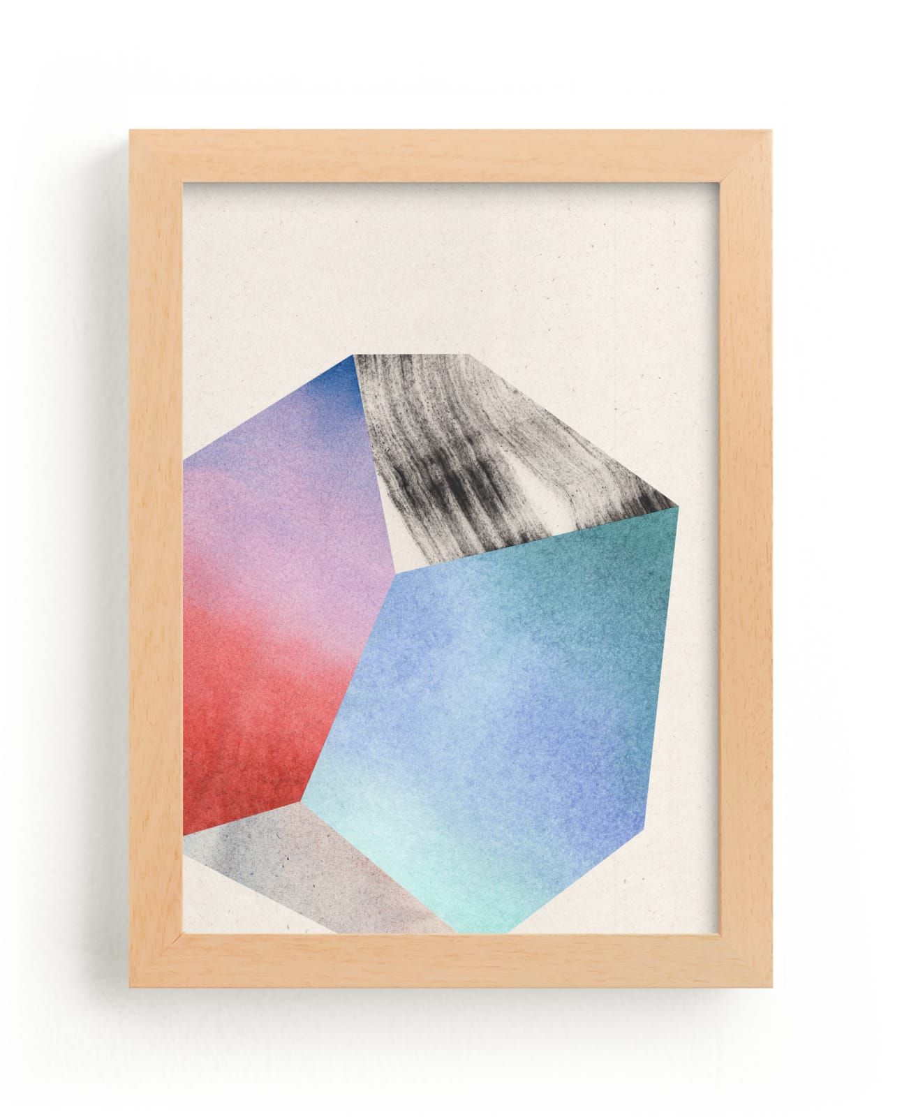 "Unexpected Crystals I" - Mixed Media Limited Edition Art Print by Sumak Studio. | Minted