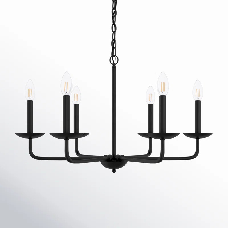 Baltray 6 Light Metal Dimmable Chandelier | Joss & Main