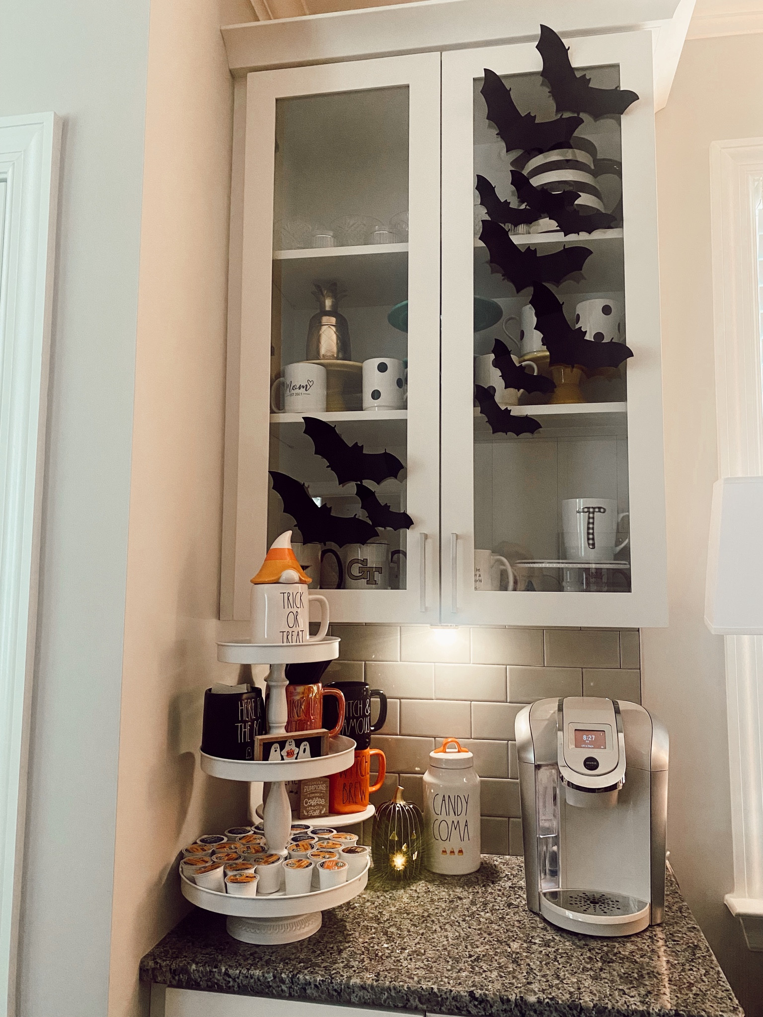 Halloween coffee bar inspo! Fall decor, Rae Dunn. 

#LTKhome #LTKSeasonal #LTKHalloween