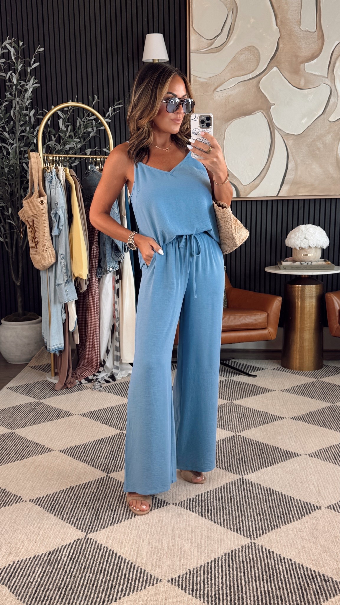 Zero effort, maximum cute 💙👏🏼

This Amazon set is soft, lightweight, and under $50—basically elevated loungewear you can wear out 😍
Comfy enough for errands, cute enough for brunch.

Wearing a small.

#amazonfashionfinds #effortlessstyle #grwm #petitefriendly #easyoutfit #casualchic #fashionover40 #summerlookbook #ltkstyle #comfyandcute #affiliate

#LTKOver40 #LTKPetite #LTKStyleTip