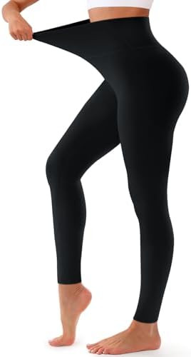 Bluemaple High Waisted Leggings for Women - Tummy Control Pants Non See Through Workout Soft Yoga... | Amazon (US)