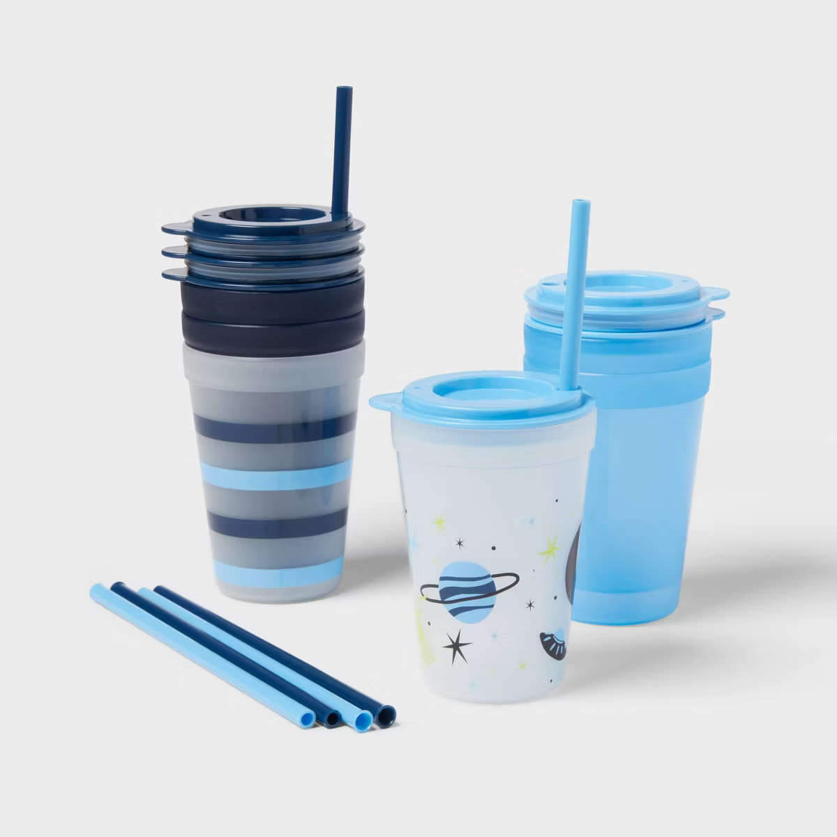 Kids' 18pc Plastic Drinkware Set Green/Blue - Pillowfort™ | Target