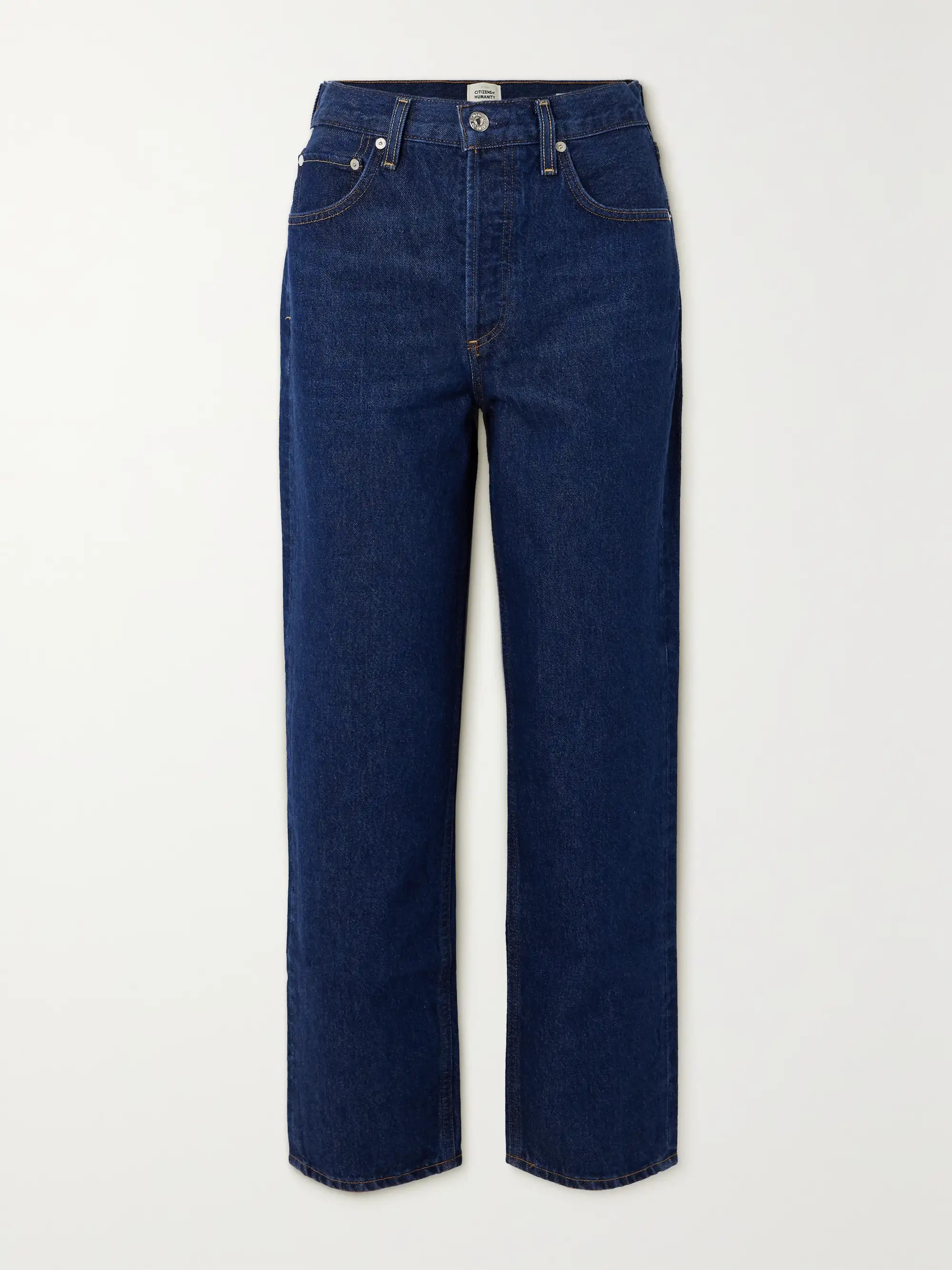 CITIZENS OF HUMANITY + NET SUSTAIN Devi low-rise tapered organic jeans | NET-A-PORTER | NET-A-PORTER (US)