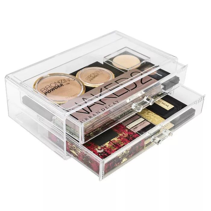 Sorbus Makeup Storage Case Large Display Drawers | Target