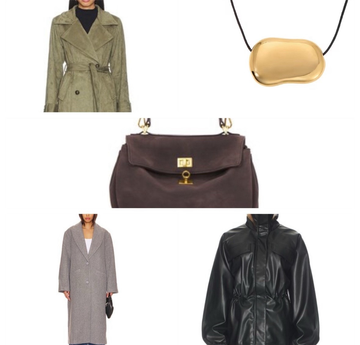 Revolve picks! Winter coat, faux leather coat 