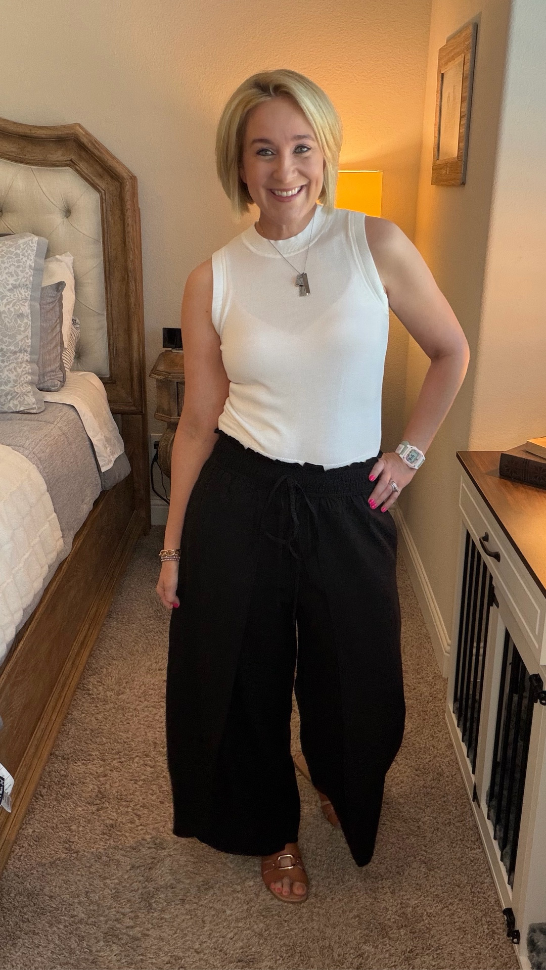 These pants!! They are so good. Easy breezy and so comfy. Must have for vacation and travel this summer! 

#LTKmomlife #LTKWorkwear #LTKOver40