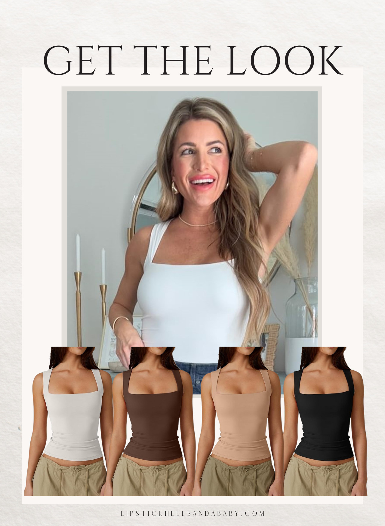 Spring and summer tanks, I’m wearing a size medium.  

 #LTKFindsUnder50 #LTKFindsUnder100