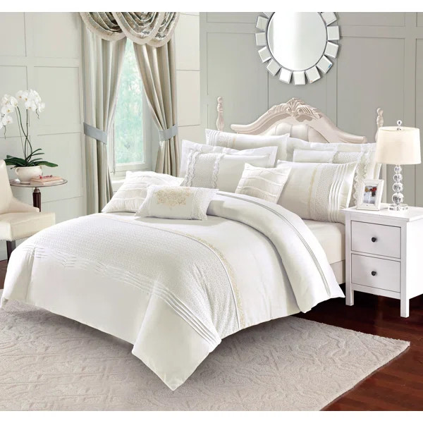 Corsair 100% Pure Cotton 7 Piece Duvet Cover Set | Wayfair North America