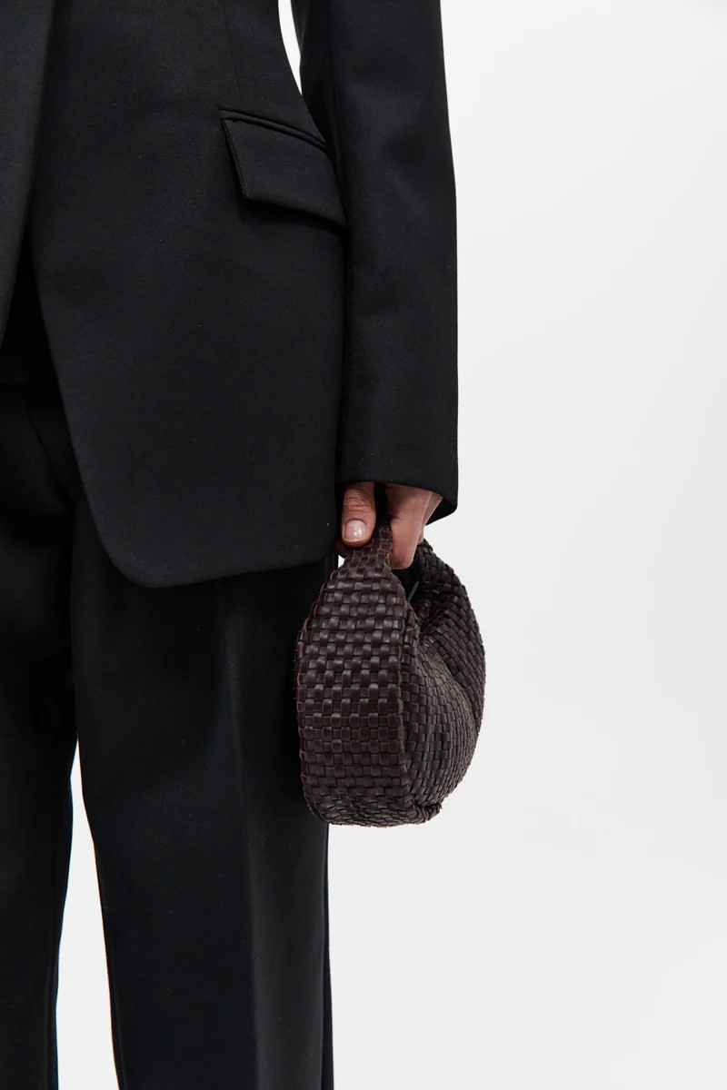 Lattice Weave Mini Bon Bon Bag - Port | St. Agni (US, UK, EU)