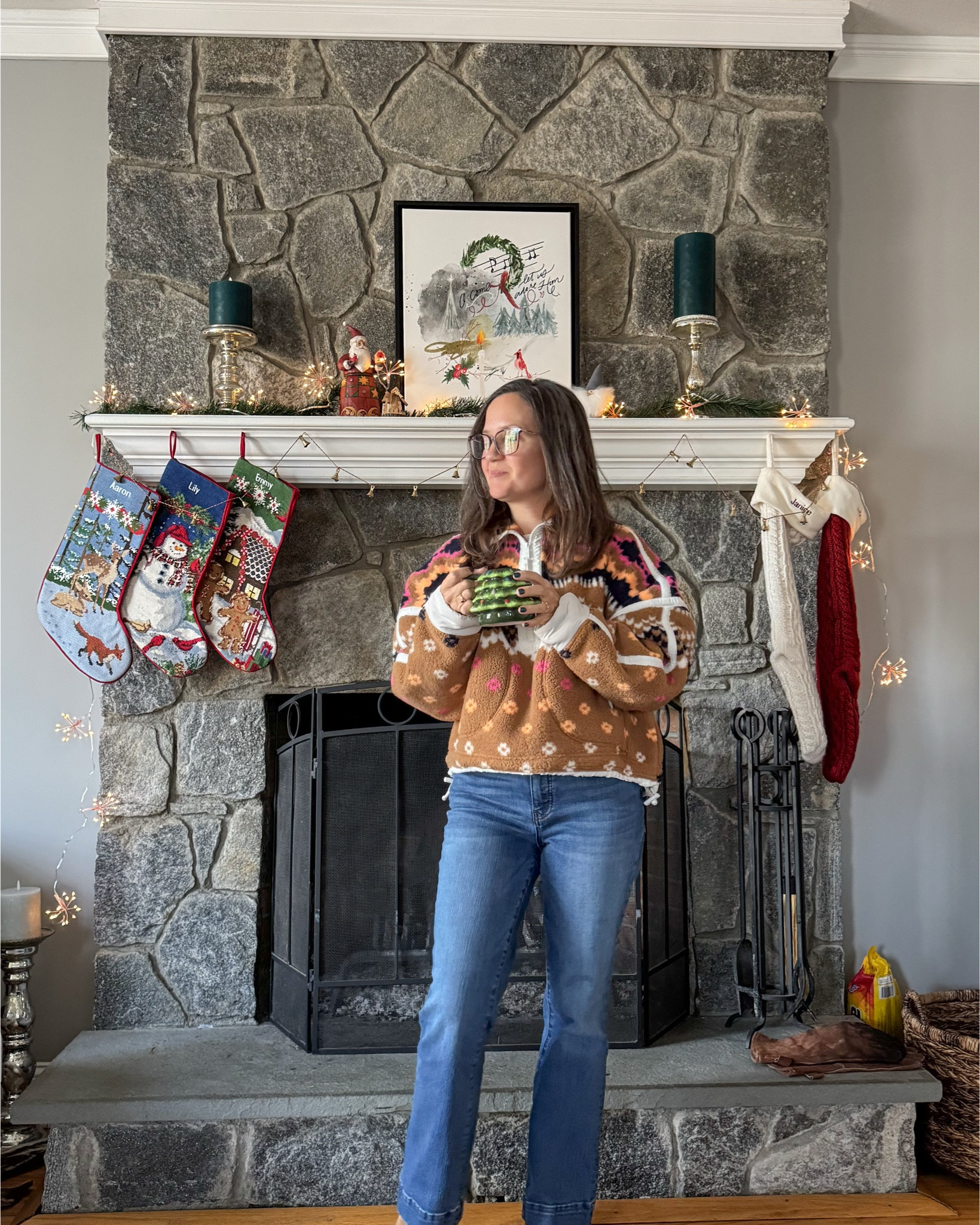 Getting there with the holiday decor! Cozy Free People fleece and Ugg boots for the win. 

#LTKSeasonal #LTKmomlife #LTKHoliday