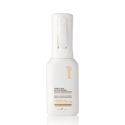Gisou Honey Milk Active Repair Leave-In Conditioner Mist - Mirsalehi Honey, Hydrolyzed Milk Protein & Ceramides, Detangles, Repairs, Heat Protectant Up to 450°F/230°C | Amazon (US)