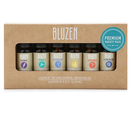 BluZen Original 6-Pack Essential Oils - QVC.com | QVC