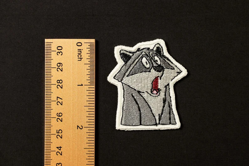 Meeko Wow Face Disney Pocahontas Iron on or Sew on Patch - Etsy | Etsy (US)